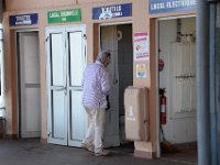 Toalettfaciliteterna var mycket enkla