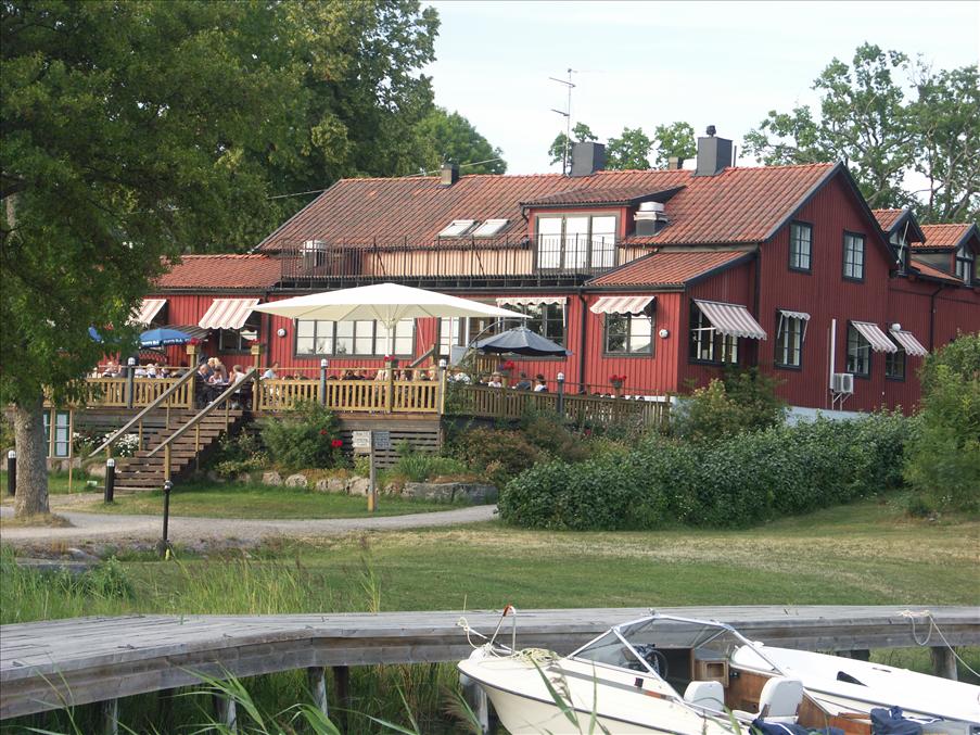 Krogen som har en fin veranda