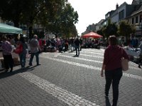 Lunchstopp i Neuwied nära Koblenz. Här pågick en loppmarknad.