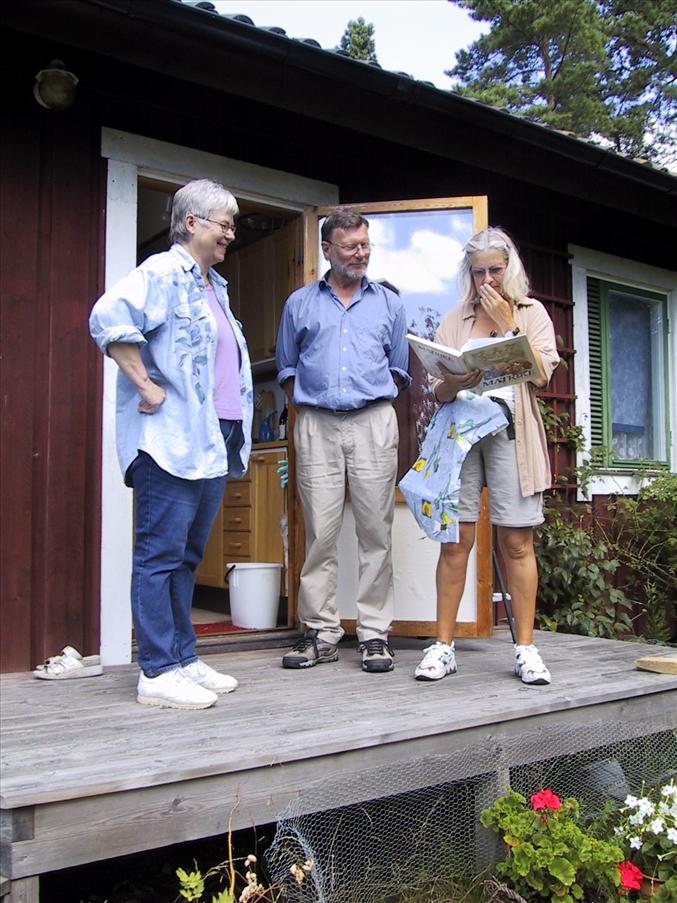 Nyss ankommen till N�md� �vervakar Eva paret Danielsons studie av norrl�ndsk matbok.