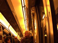 Vi åkte ganska mycket tunnelbana
