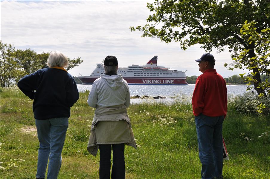 �ven Viking Lines Isabella var p� v�g ut