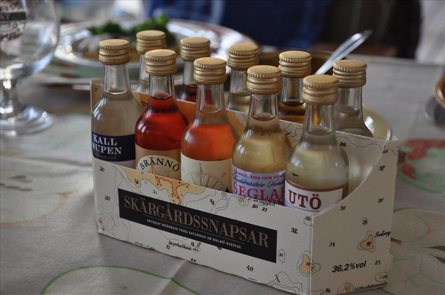 ...med passande snapsar d�rtill