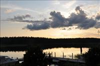 Solen �r p� v�g ned