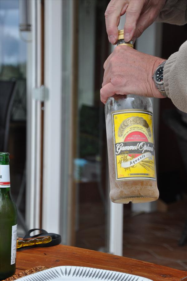 ...och kall Gammel Opland akvavit