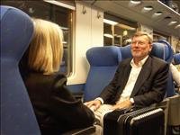 N�sta t�g hann vi dock med