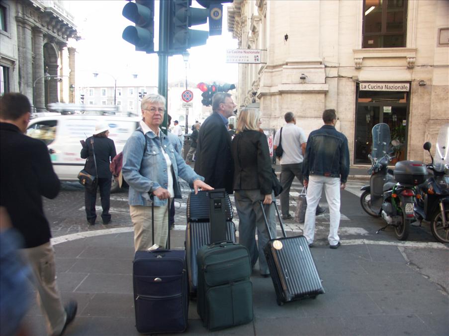 P� v�g mot Termini i Rom