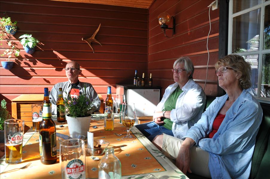 Vi nj�t av �len och det vackra v�dret