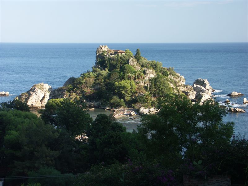 Isola Bella framf�r hotellet