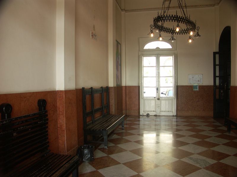 2:a-klassresen�rernas v�nthall