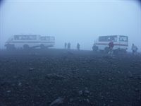 Vi �r uppe p� 2800 m h�jd f�r att se solnedg�ngen...