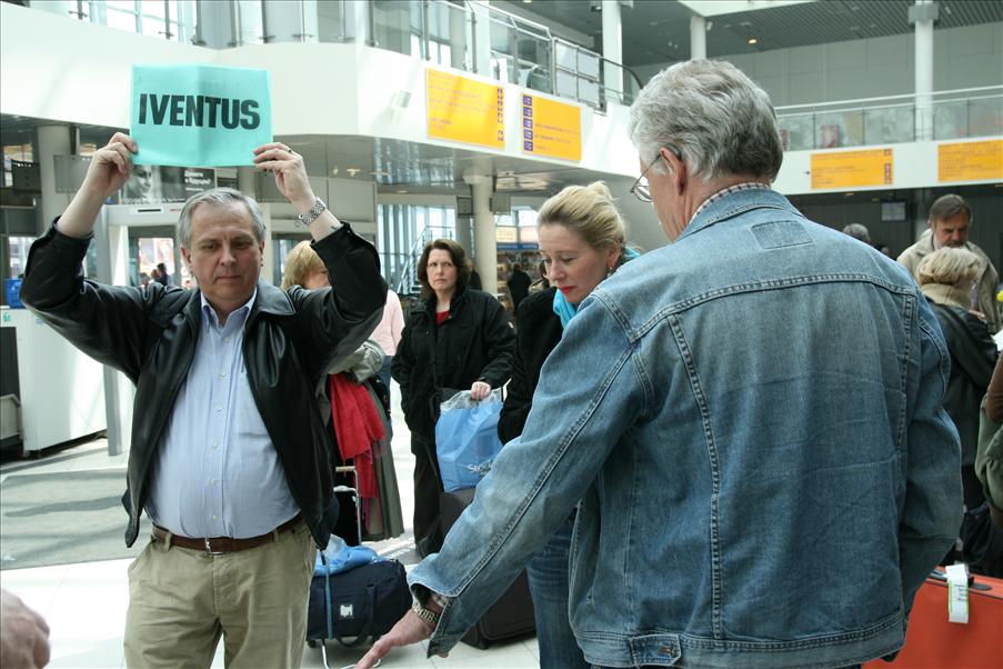 Stein Erik agerade mottagningskommitt�, men var i sj�lva verket lika mycket turist som vi