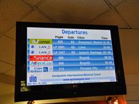 LA 1447 - vi ska mellanlanda i Guayaquil och i Santiago innan vi kommer till Buenos Aires