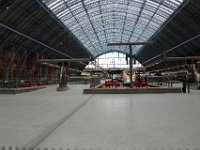 King's Cross är en stadsdel i London där det finns två järnvägsstationer, St Pancras och King's Cross.  Läs mer...  Här, på St Pancras-stationen kommer tågen från Paris in.