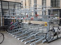 Det behövs många cykelställ i Cambridge