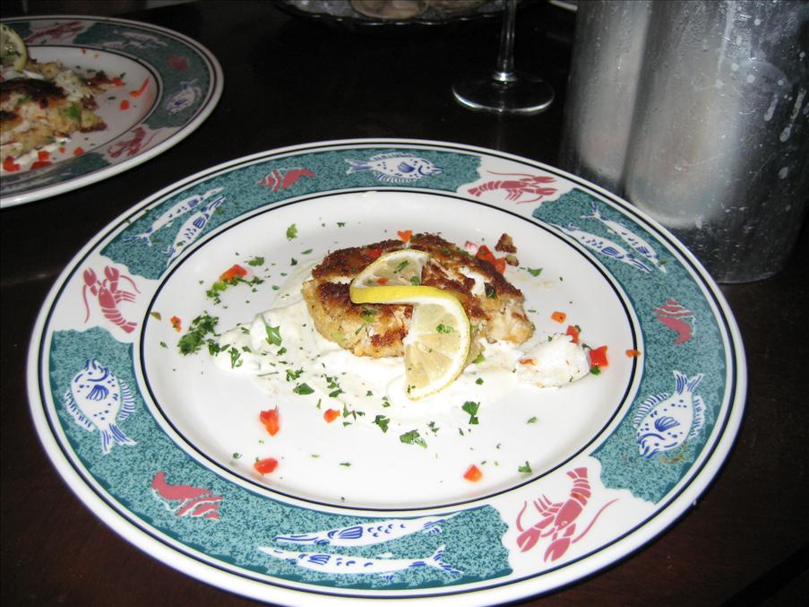 ...crab cake...