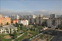 Utsikt fr�n hotellf�nstret
