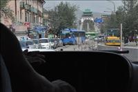 Trafiken i Ulan Bator k�ndes kaotisk