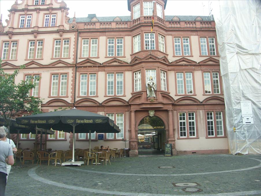 Gutenbergmuseet som vi ska bes�ka imorgon