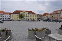 Torget i Ribnitz-Damgarten d�r vi stannade och �t lunch