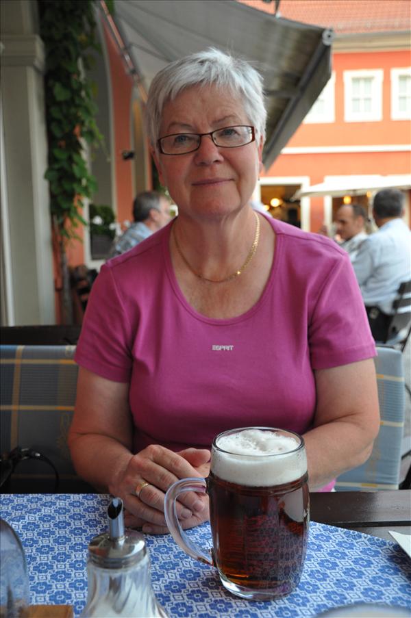 Eva med en dunkel