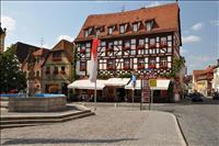 Hotell Behringer i Volkach d�r familjen Skoglund bor