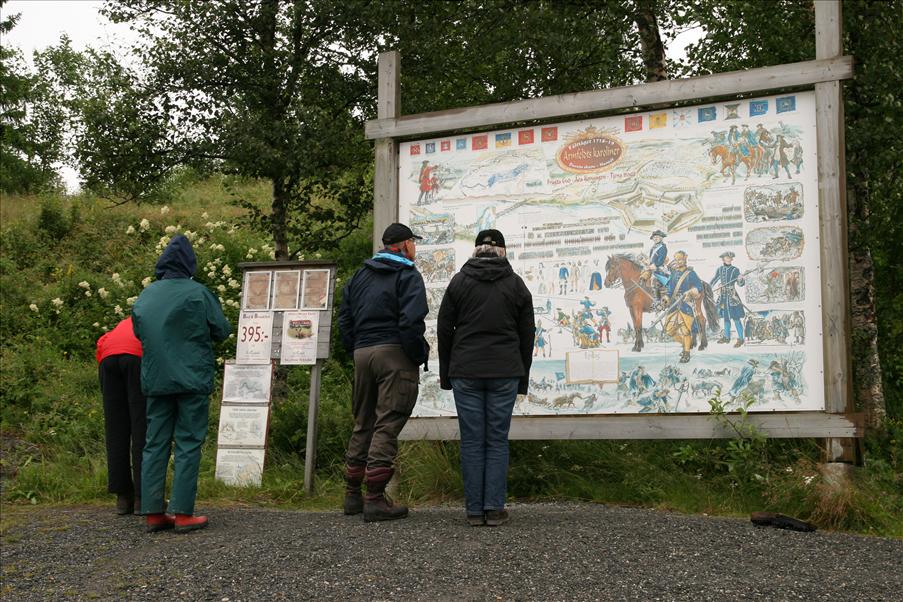 Intresserade skansbes�kare