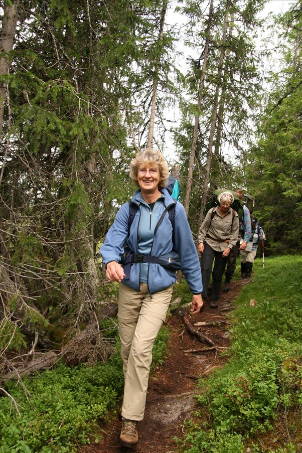 Lena tycker det �r roligt att vandra