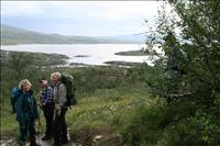 Glada att n�stan vara i m�l!