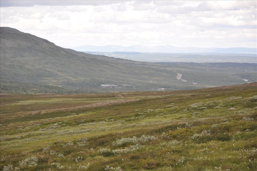 Nu ser vi Storulv�n p� c:a 5 km avst�nd