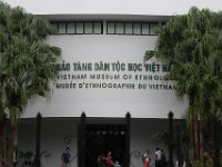 Etnografiska museet som visar artifacter från de 54 olika folkslag som finns i Vietnam