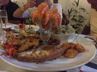Den andra åt vi middag på en svenskägd restaurang, restaurang Cava